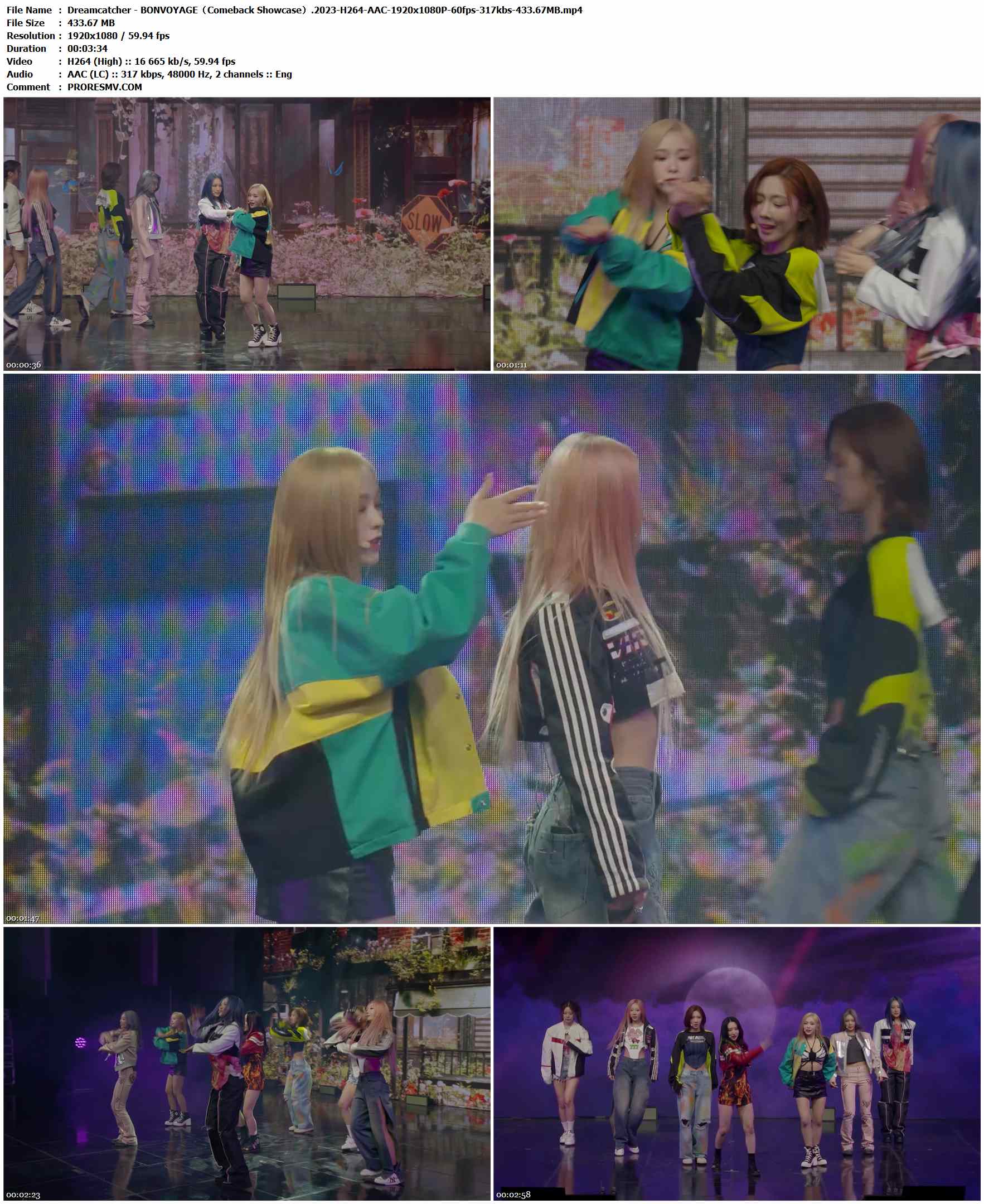 Dreamcatcher - BONVOYAGE（Comeback Showcase）.2023-H264-AAC-1920x1080P-60fps-317kbs-433.67MB官方MV_高清MV